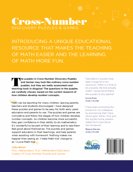 Cross Number Discovery Puzzles & Games: Level 3 (Book)