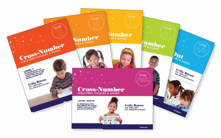 Cross Number Sets - Discovery Puzzles & Games (Set of 6);  Set includes a site license use for one school building.