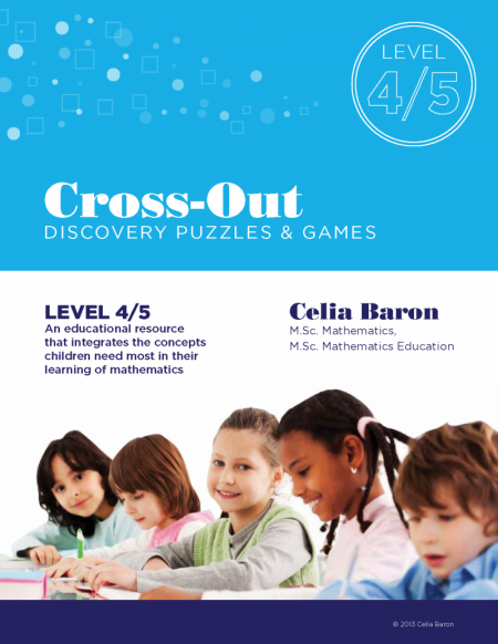 Cross-Out Number Discovery Puzzles & Games: Level 4/5 (Book)