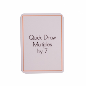 Quick Draw Multiples (by 7) Card Deck