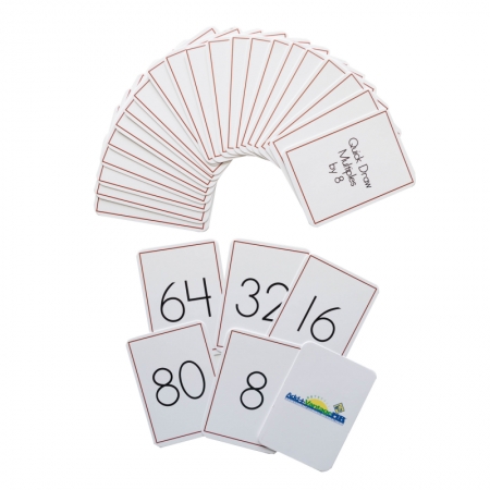 Quick Draw Multiples (by 8) Card Deck