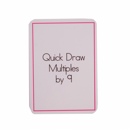 Quick Draw Multiples (by 9) Card Deck
