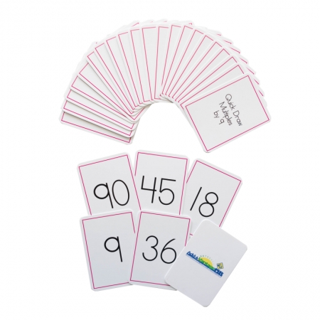 Quick Draw Multiples (by 9) Card Deck