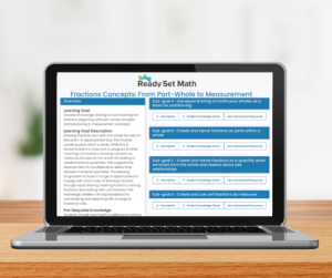 Ready Set Math Fractions: From Part-Whole to Measurement Digital Module (RSM09)
