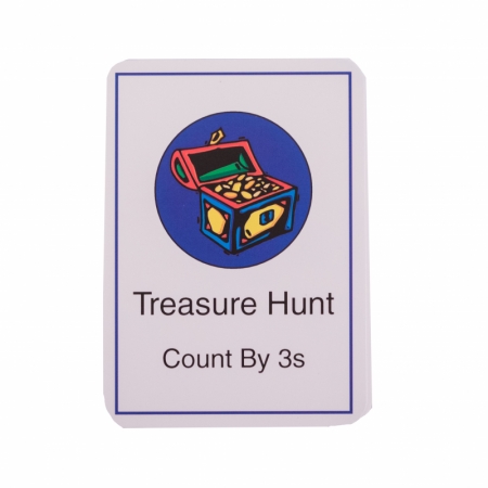 Treasure Hunt Card Deck (by 3s)
