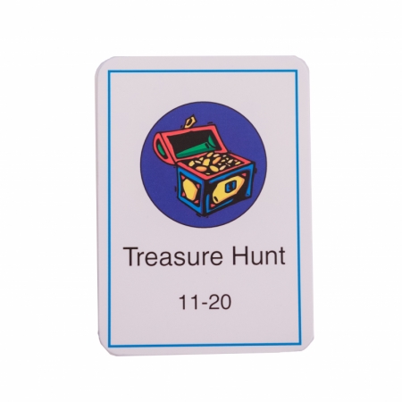 Treasure Hunt Card Deck (Number Range 11-20)